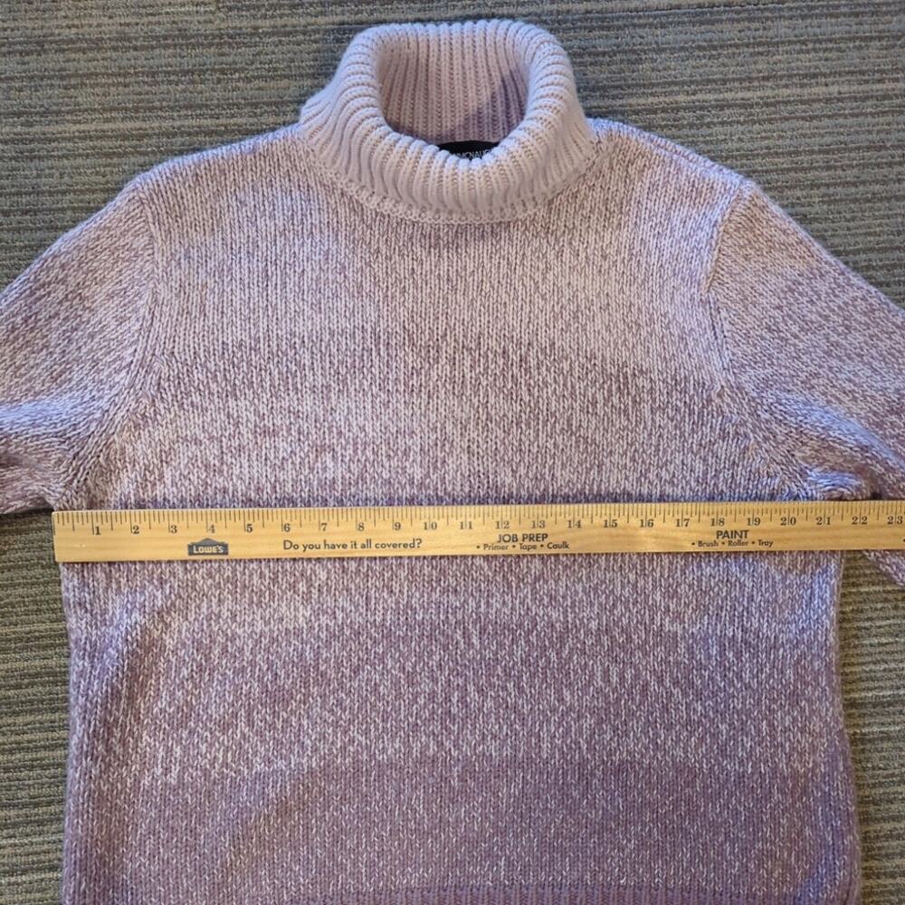 Norton McNaughton Womens Purple Ombre Turtleneck Sweater Size XL Cozy Warm - Picture 5 of 6